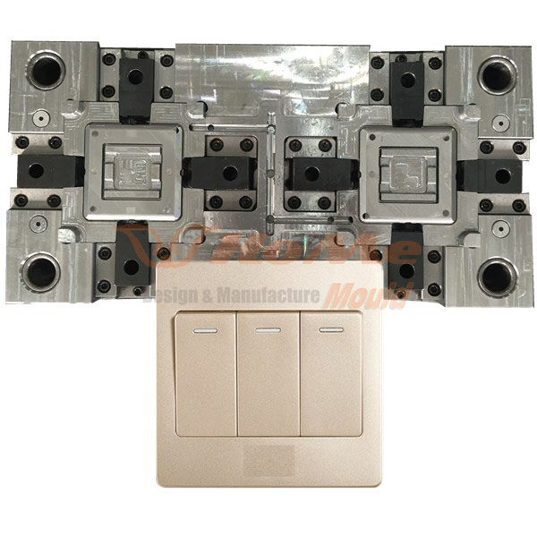 ওয়াল সুইচ সকেট আউটলেট Overmolding ইনজেকশন ছাঁচ